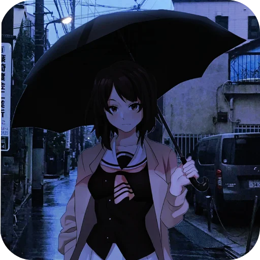 ☔ Стикер «Love, Money, Rock&;n&;Roll - Kagome • ©KRIL&;YUB Official YT» для Telegram