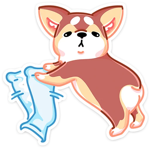 🐕 Стикер «Батончик» для Telegram