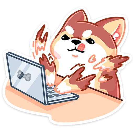 🐕 Стикер «Батончик» для Telegram