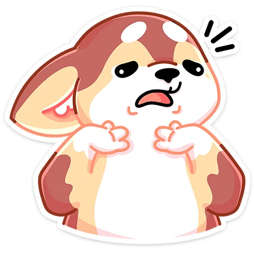🐕 Стикер «Батончик» для Telegram