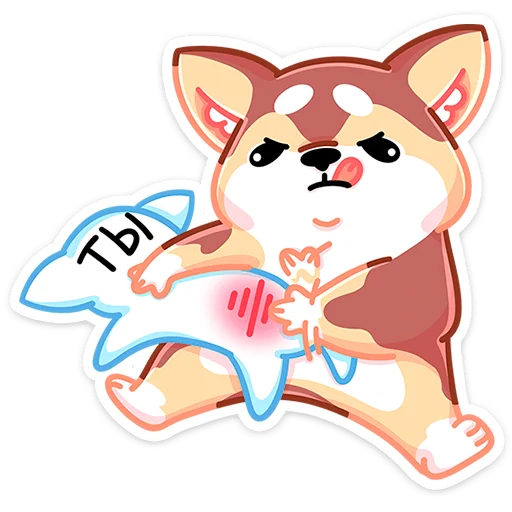 🐕 Стикер «Батончик» для Telegram