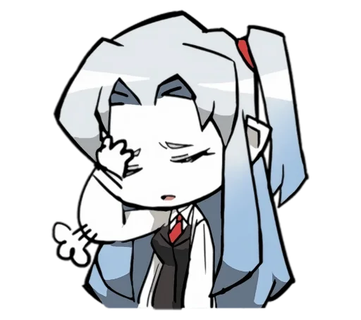 🇺🇳 Стикер «Lobotomy Corporation Sephira» для Telegram