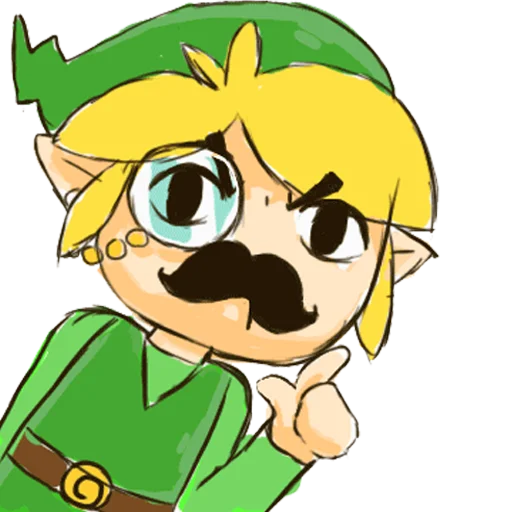 ☝️ Стикер «Legend Of Link» для Telegram