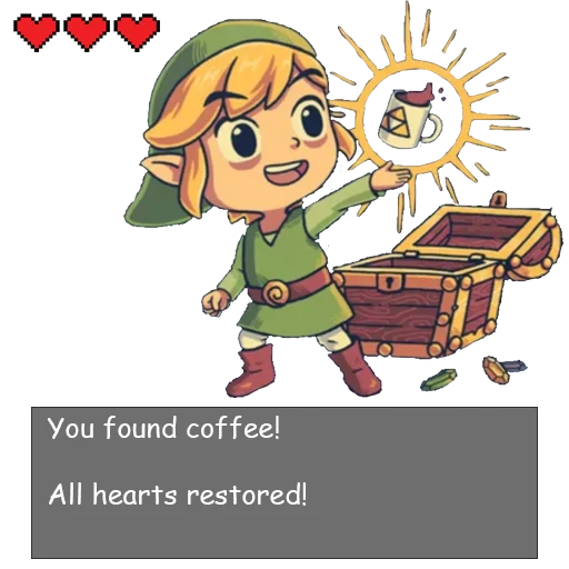 ☕️ Стикер «Legend Of Link» для Telegram