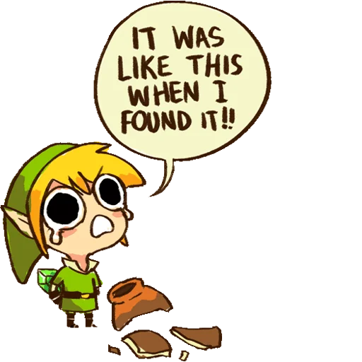 🥺 Стикер «Legend Of Link» для Telegram