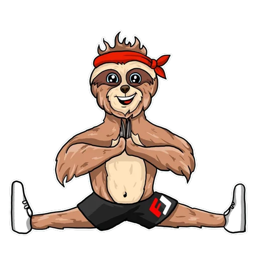 🙏 Стикер «Loft Fitness» для Telegram