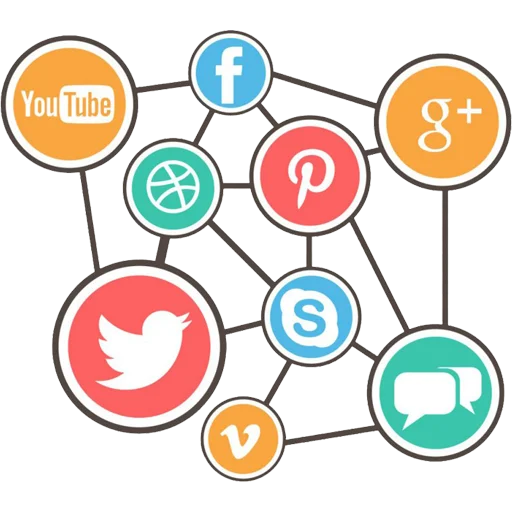 🌐 Стикер «Social Media» для Telegram