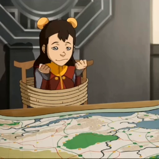 🗿 Стикер «Avatar Korra» для Telegram