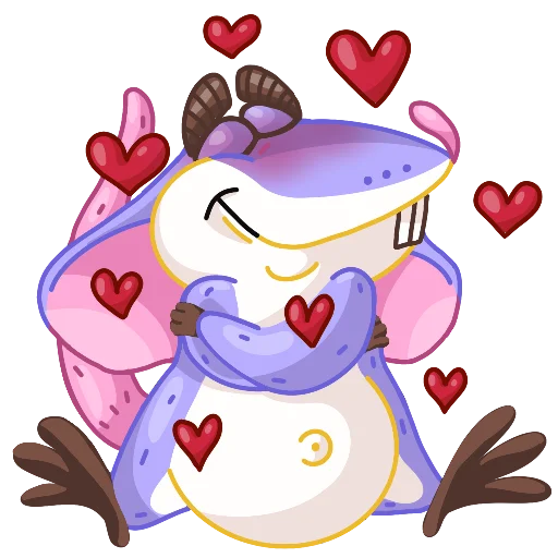 🥰 Стикер «Cute little Loki» для Telegram