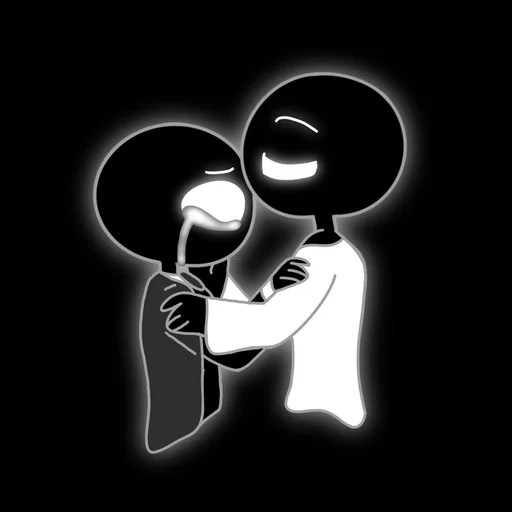 😢 Стикер «Тени» для Telegram