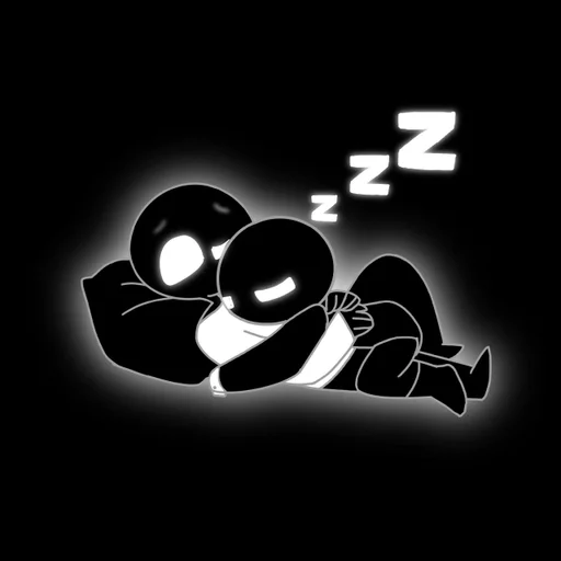 🛌 Стикер «Тени» для Telegram