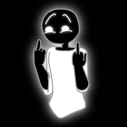 🖕 Стикер «Тени» для Telegram