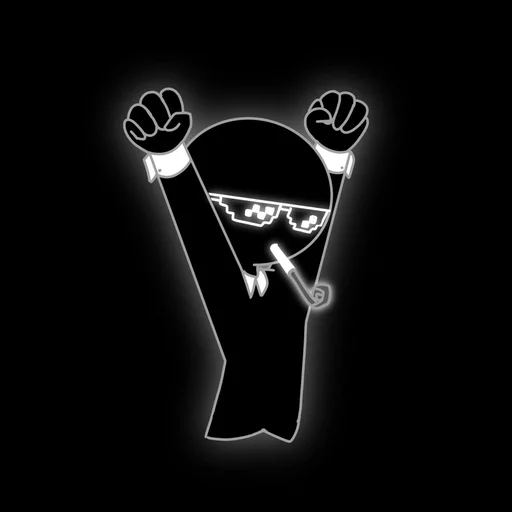 🥳 Стикер «Тени» для Telegram