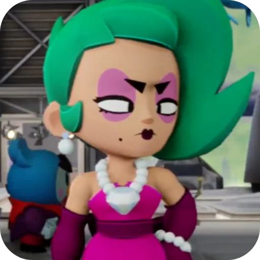 😤 Стикер «Lola Brawl stars» для Telegram