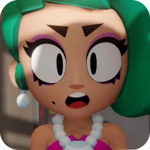 😲 Стикер «Lola Brawl stars» для Telegram