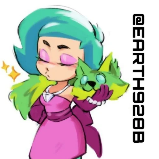 👄 Стикер «Lola Brawl stars» для Telegram