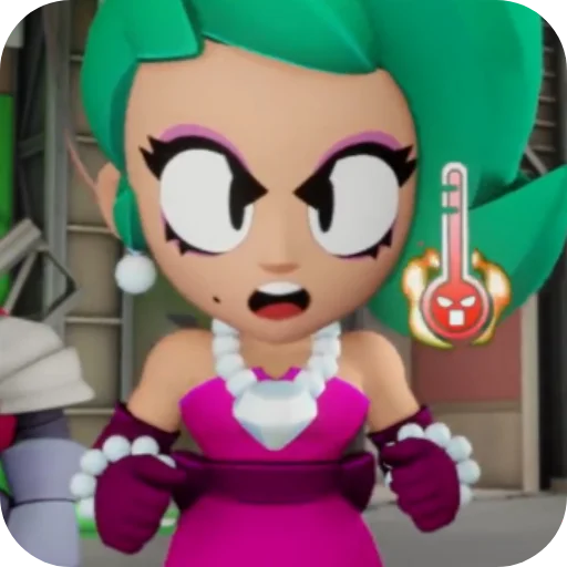 😡 Стикер «Lola Brawl stars» для Telegram