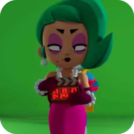😒 Стикер «Lola Brawl stars» для Telegram
