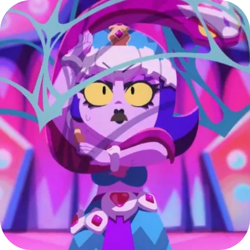 🔳 Стикер «Lola Brawl stars» для Telegram