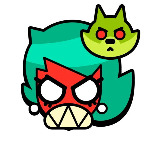 😡 Стикер «Lola Pins» для Telegram