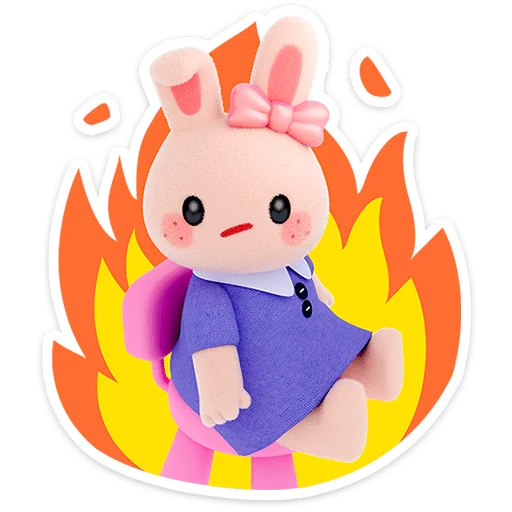 🐰 Стикер «Лоли» для Telegram