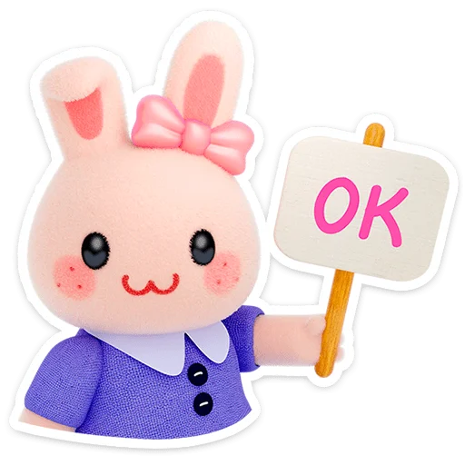 🐰 Стикер «Лоли» для Telegram