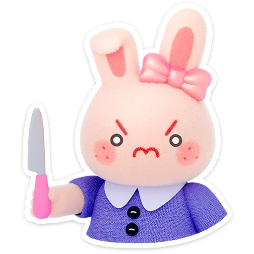 🐰 Стикер «Лоли» для Telegram
