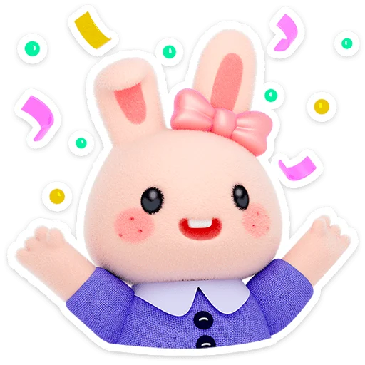 🐰 Стикер «Лоли» для Telegram