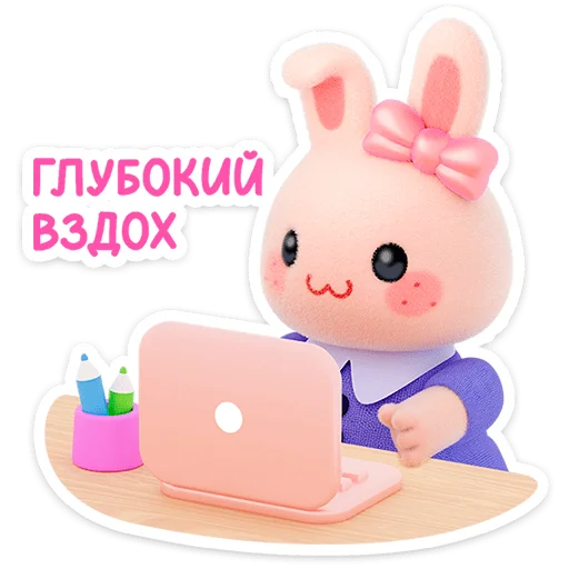 🐰 Стикер «Лоли» для Telegram