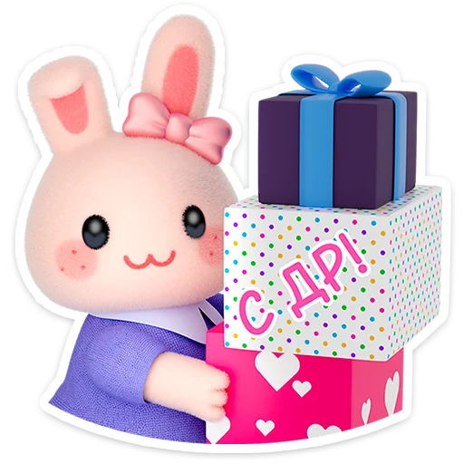 🐰 Стикер «Лоли» для Telegram