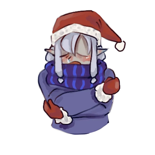 🎄 Стикер «Новогодний коллаб фо» для Telegram