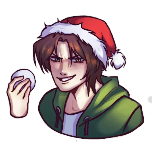 🎄 Стикер «Новогодний коллаб фо» для Telegram