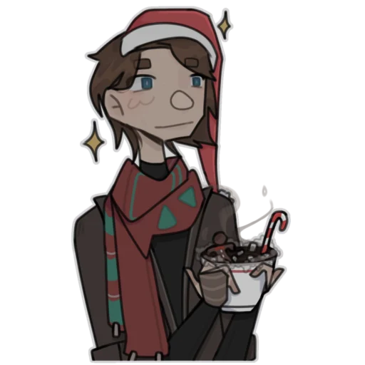 🎄 Стикер «Новогодний коллаб фо» для Telegram