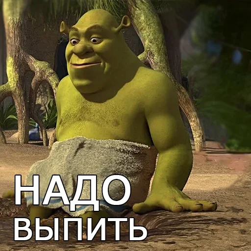 🌚 Стикер «Лол кек шрек» для Telegram