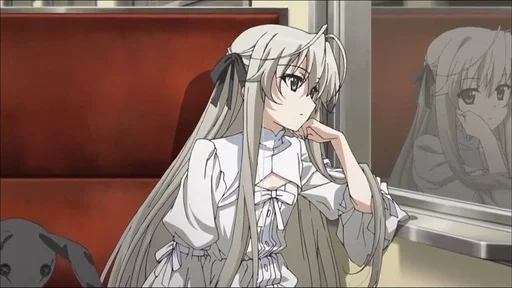 😐 Стикер «Yosuga no Sora» для Telegram