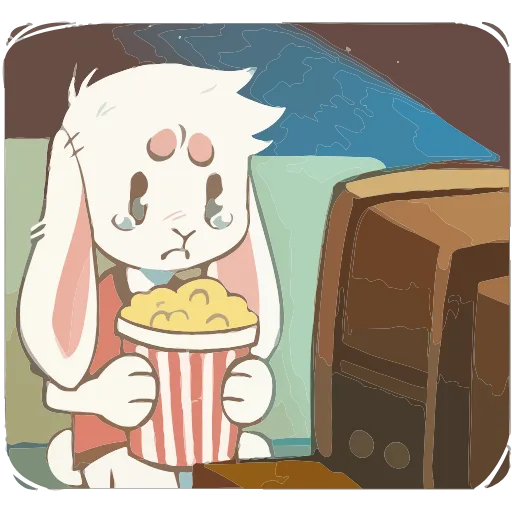 🍿 Эмодзи «Одиночка» для Telegram