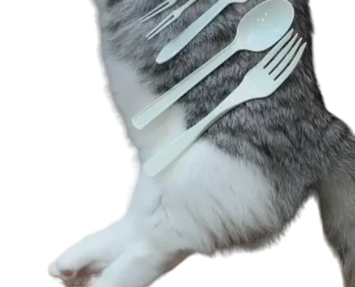 🐈 Стикер «Long Komaru» для Telegram