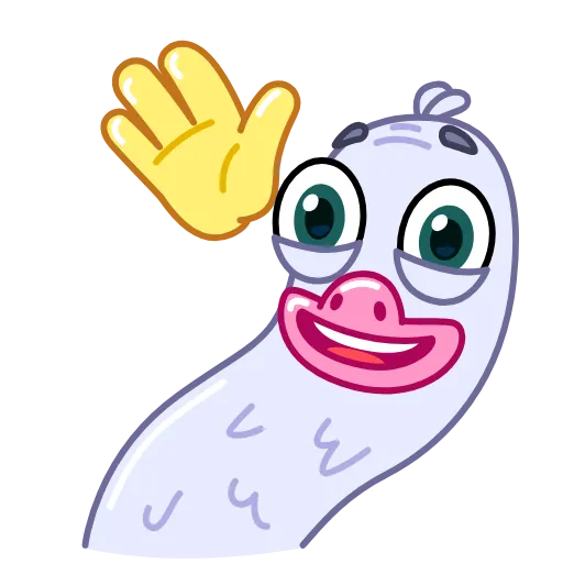 👋 Стикер «Long Goose» для Telegram