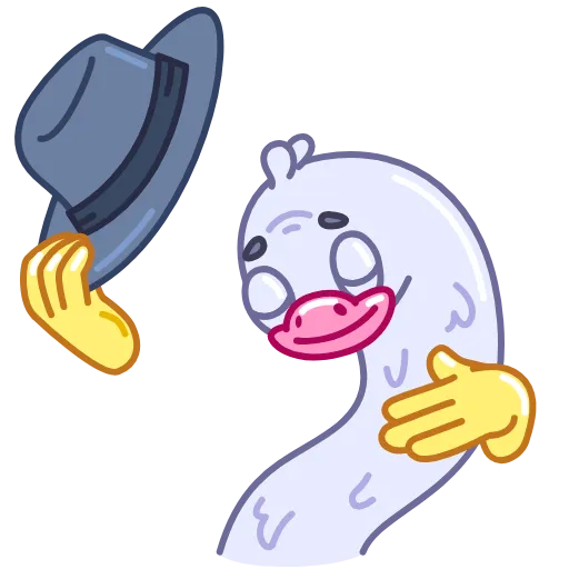 🤠 Стикер «Long Goose» для Telegram