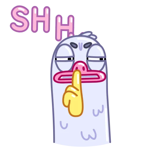 🤫 Стикер «Long Goose» для Telegram