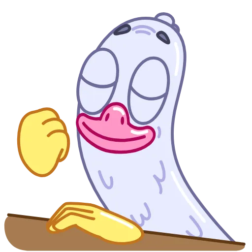 🙃 Стикер «Long Goose» для Telegram