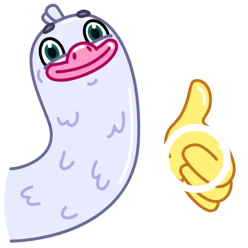 👍 Стикер «Long Goose» для Telegram