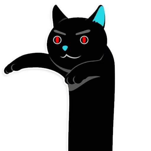 🖤 Стикер «LOOOOOOOONG» для Telegram