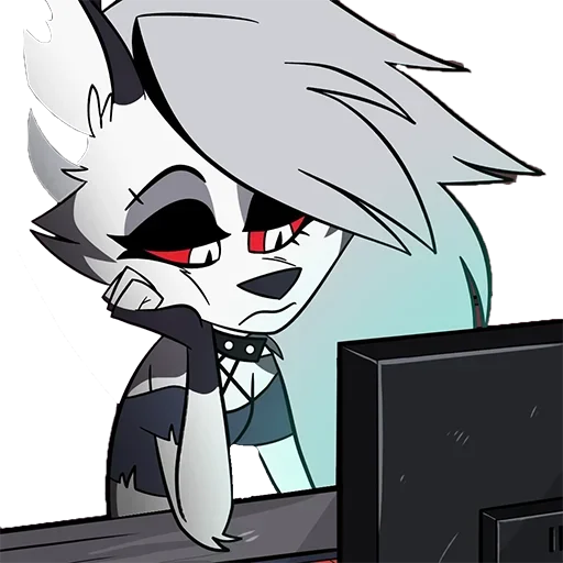 🙄 Стикер «Loona Helluva Boss» для Telegram