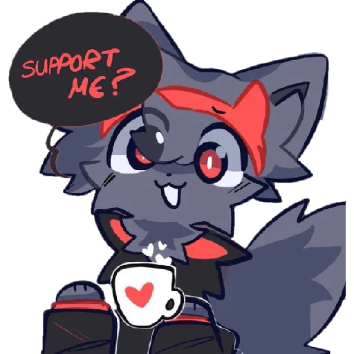 ☕ Стикер «Серый КОТ» для Telegram