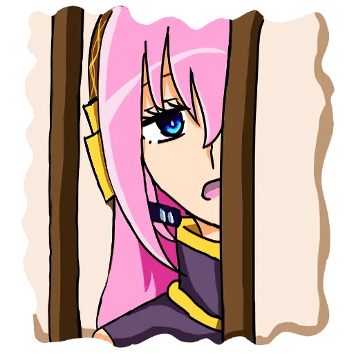 😧 Стикер «Loose MEGURINE LUKA» для Telegram
