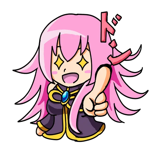 🤩 Стикер «Loose MEGURINE LUKA» для Telegram