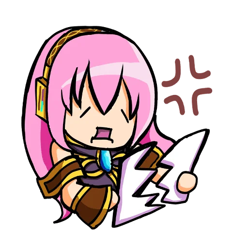 😐 Стикер «Loose MEGURINE LUKA» для Telegram