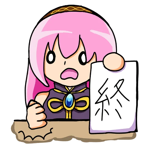 😦 Стикер «Loose MEGURINE LUKA» для Telegram