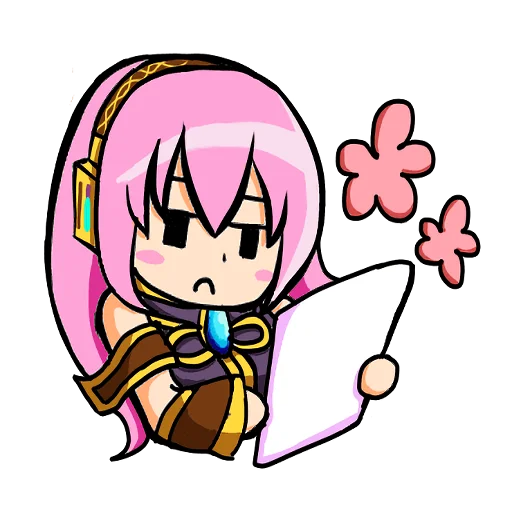 😒 Стикер «Loose MEGURINE LUKA» для Telegram